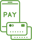 Pay smart device with credit cards